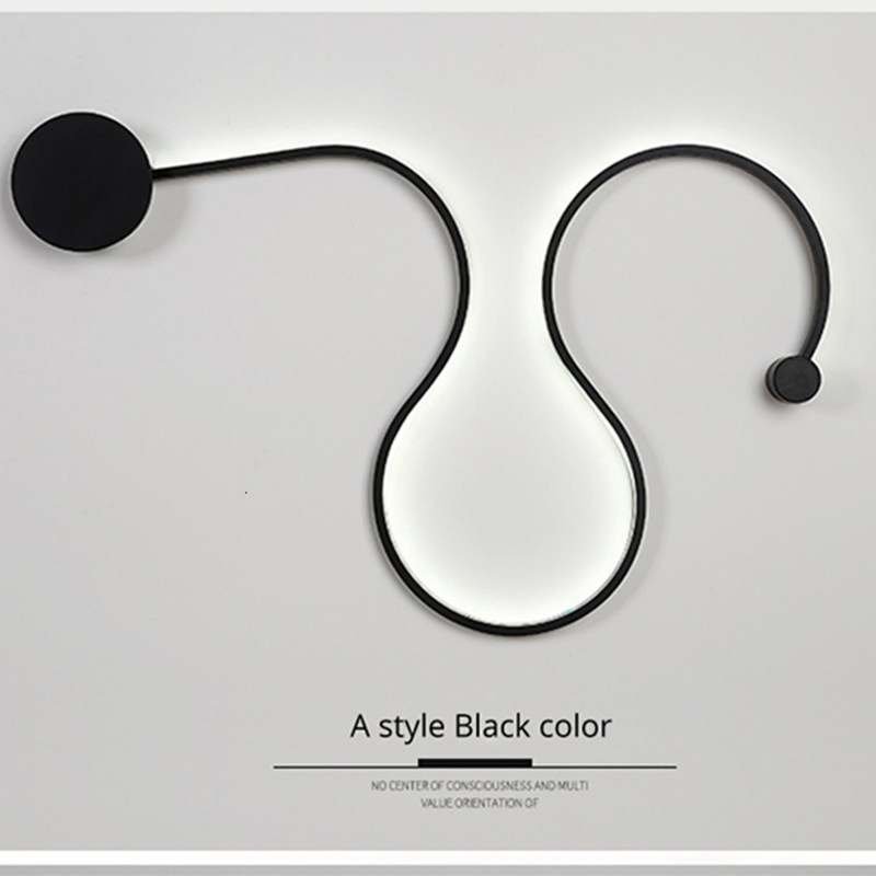 Retro Wall Lamps Bedroom Study Living Balcony Acrylic Lights Home Deco in White Black Iron Sconce LED Lights (WH-VR-11)