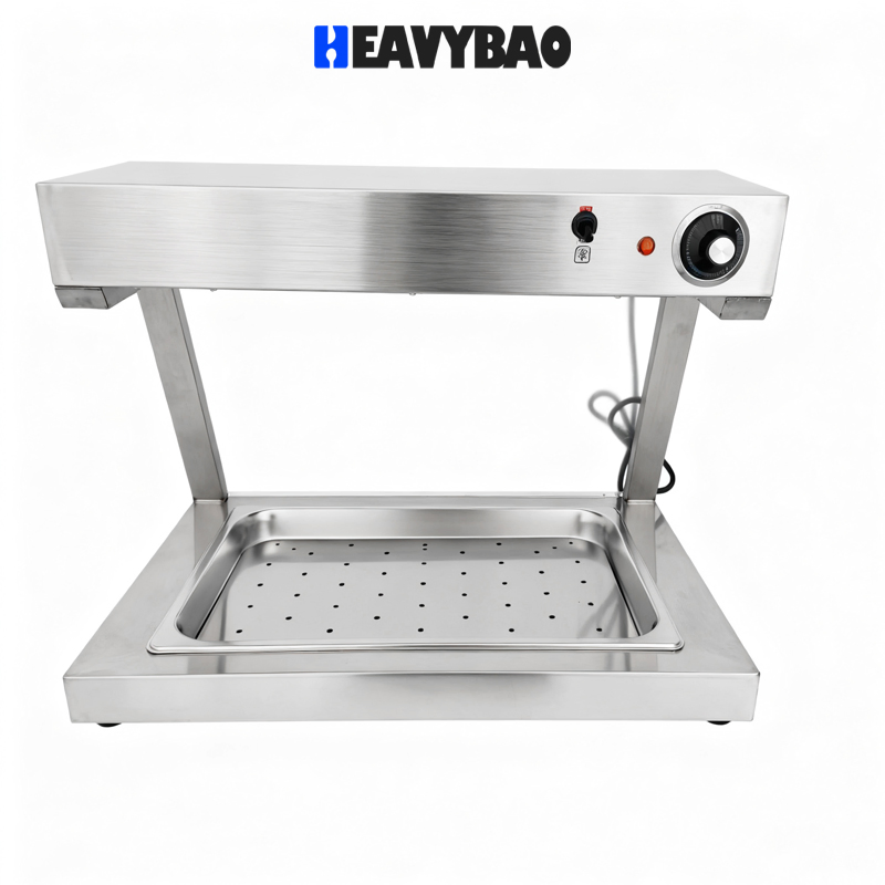 Heavybao Counter Top Commercial Electric Stainless Steel Buffet Heat Lamp for Restaurant