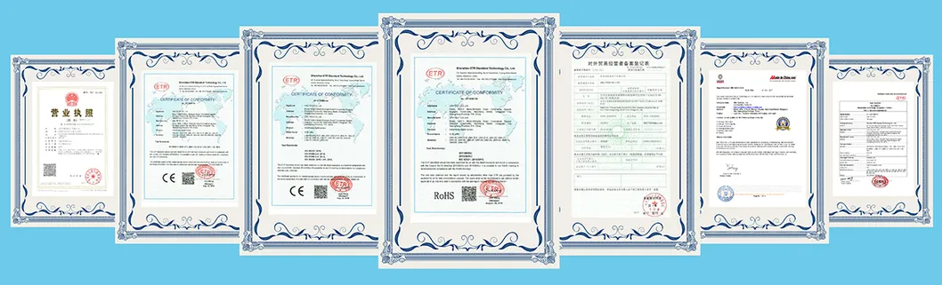 Product Certificates