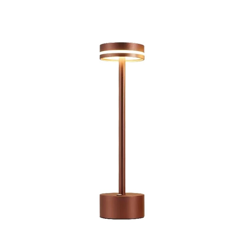 Modern Golden Rechargeable Indoor Lighting Dimmable Desk Light Living Room Bedside Decorative LED Table Lamp