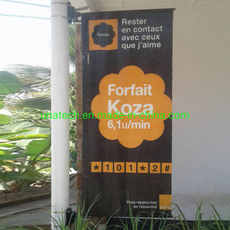 Metal Street Light Pole Advertising Promotion Banner Clamp
