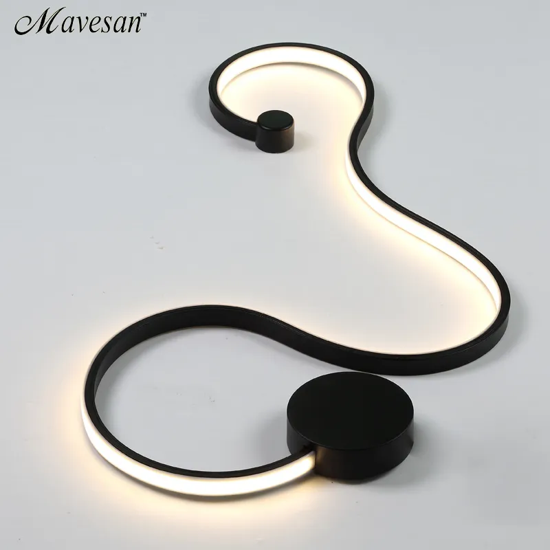 Retro Wall Lamp Black