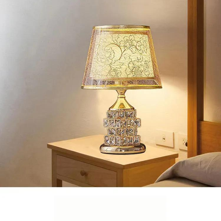 European Style Crystal Desk Lamp Table Lamp for Bedroom Bedside Lamp Crystal Lighings