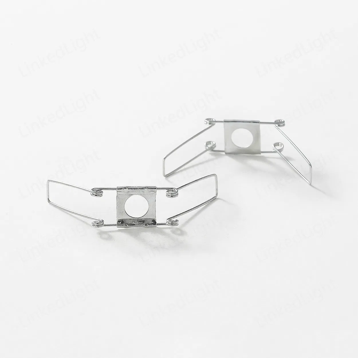 Chinese Supplier Lighting Accessories Round Iron Metal Bracket Spring Clamp