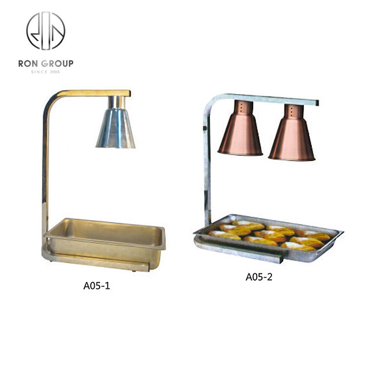 Factory Price Restaurant Hotel Catering Commercial Kitchen Equipment Food Warmer Stainless Steel Buffet Heating Lamp