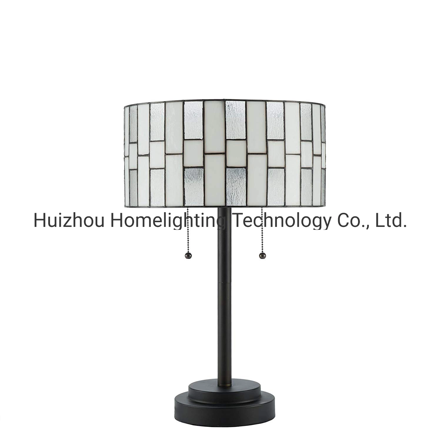 TFT-8017 Tiffany Style Decorative Antique Art Glass Shade Table Lamp