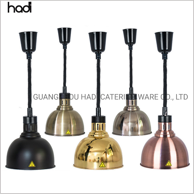 Guangzhou Restaurant Equipment Manufacturers Wholesale Infrared Heater Lamp Hanging Infrared Food Warmer Heat Lamps for Buffet