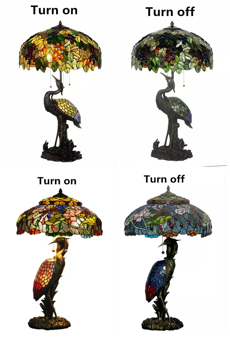 Stained Glass Tiffany Table Lamp