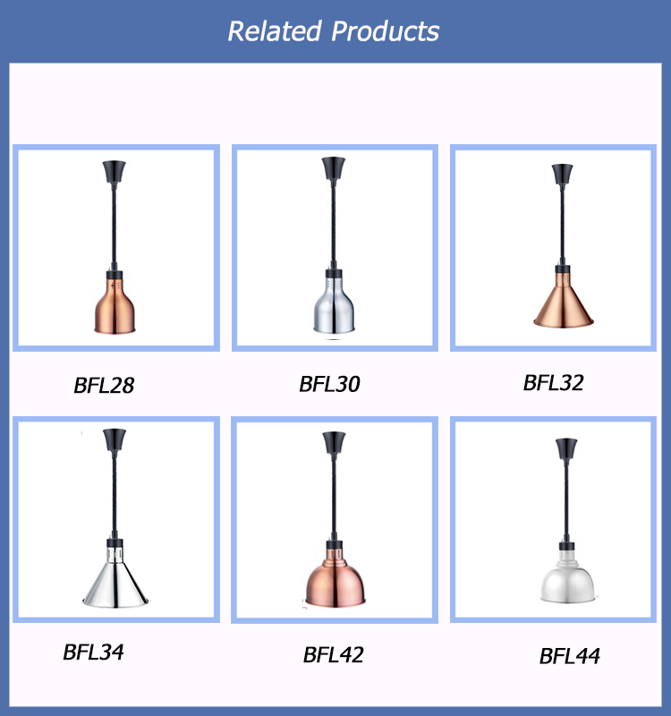 Hanging Food Warmer Heat Lamp