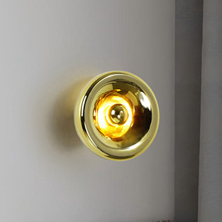 Wholesale Modern Luxury Nordic Indoor Use Vintage Aluminum Glass LED Wall Lamp Living Room Lava Staircase Bar Background Home Decor Glass Wall Lamp (ZY-R009)