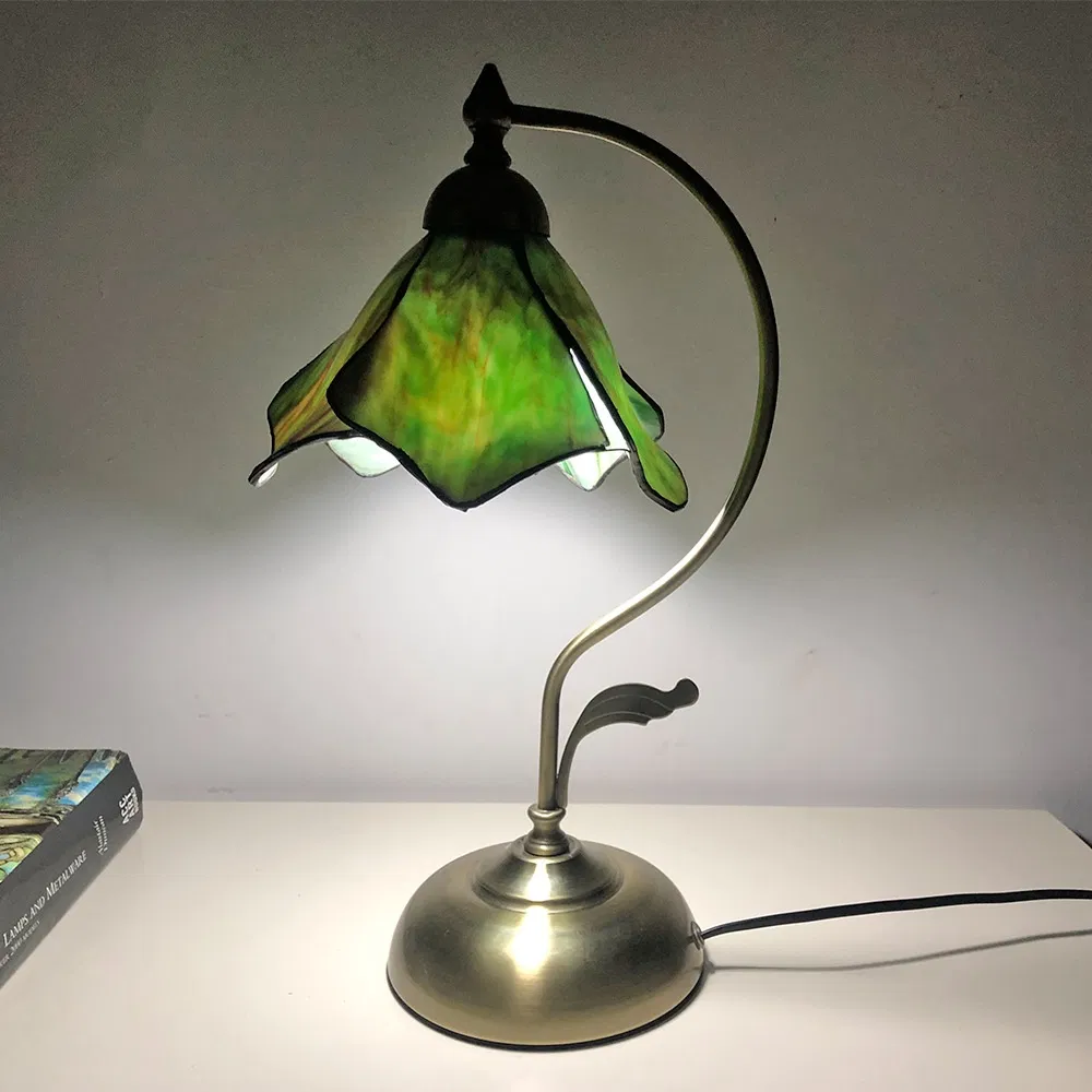 Minimalist Lamp Eye Protection Light Petal Stained Glass Decoration Tiffany Lamp