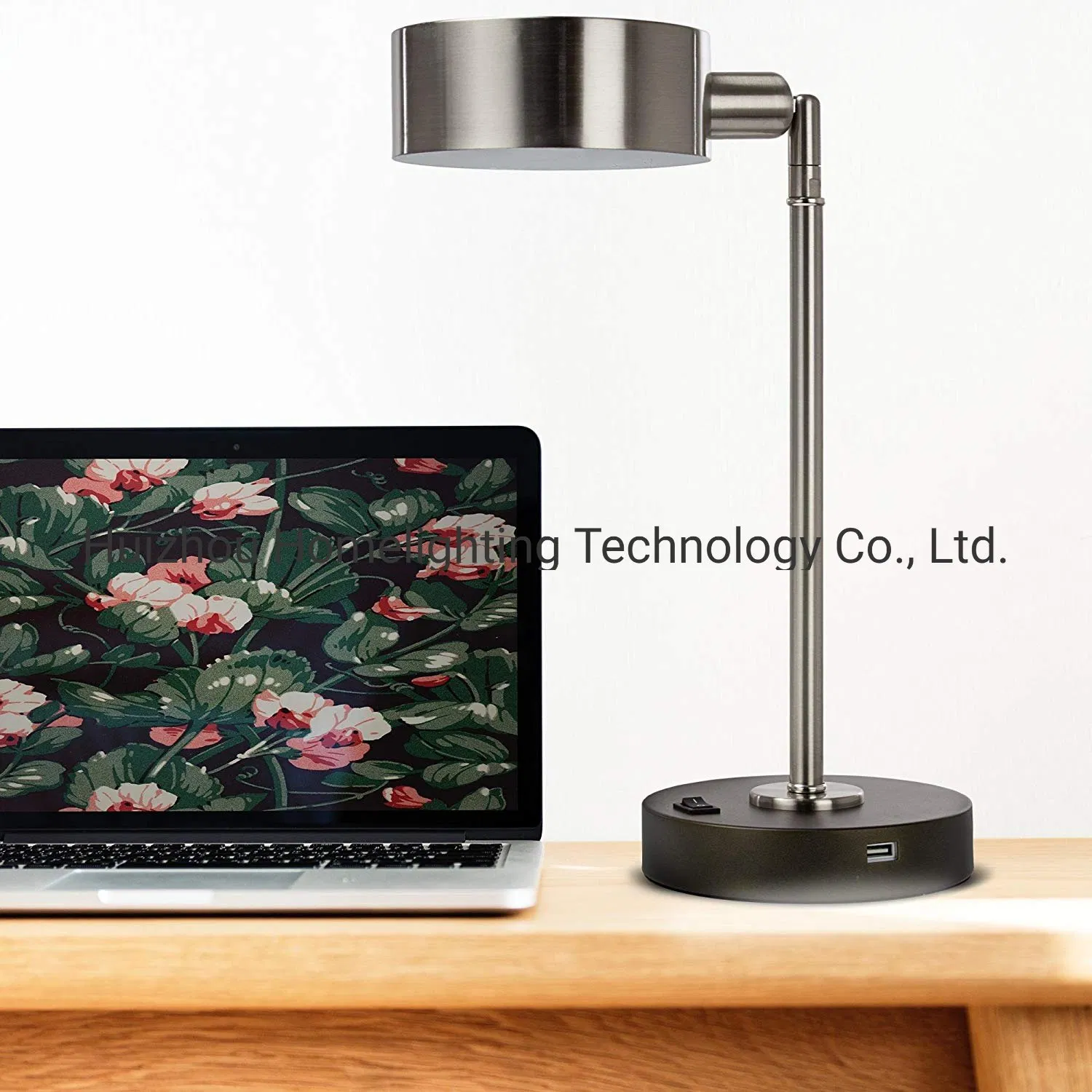 Ajustable Head Task Table Desk Lamp with Quick Charging USB Port Hospitality-Grade LED Desk Lampsfor Hotel Rooms
