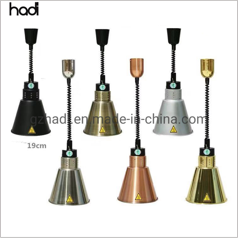 Luxurious Light Dinner Ware Catering Warm up Light Cheap Buffet Lamp Colorful Telescopic Hanging Heat Lamp Restaurant for Sale