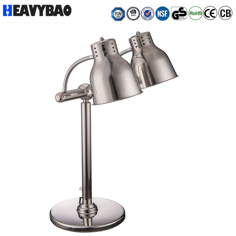 Heavybao Top Class High Quality Stainless Steel Kitchen Buffet Aliment Food Heat Lamp