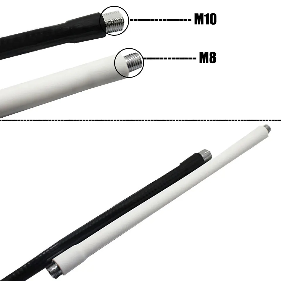 Diameter 8mm LED Silicone Sleeve Plastic Tube Hose M8 M10 Gooseneck Snake Tube Clamp for DIY Desk Lamp Wall Light Fish Tank Lamp