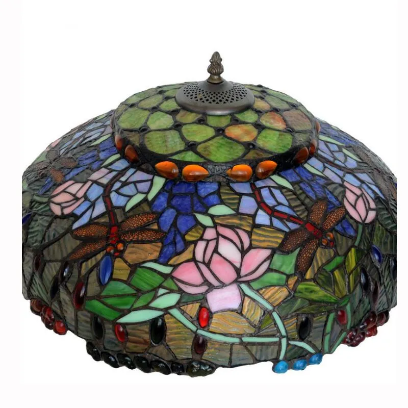 Tiffany Style Lamp Detail 3