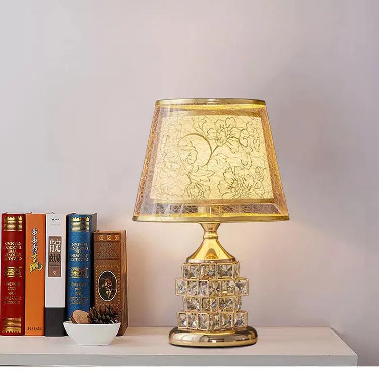 European Style Crystal Desk Lamp Table Lamp for Bedroom Bedside Lamp Crystal Lighings