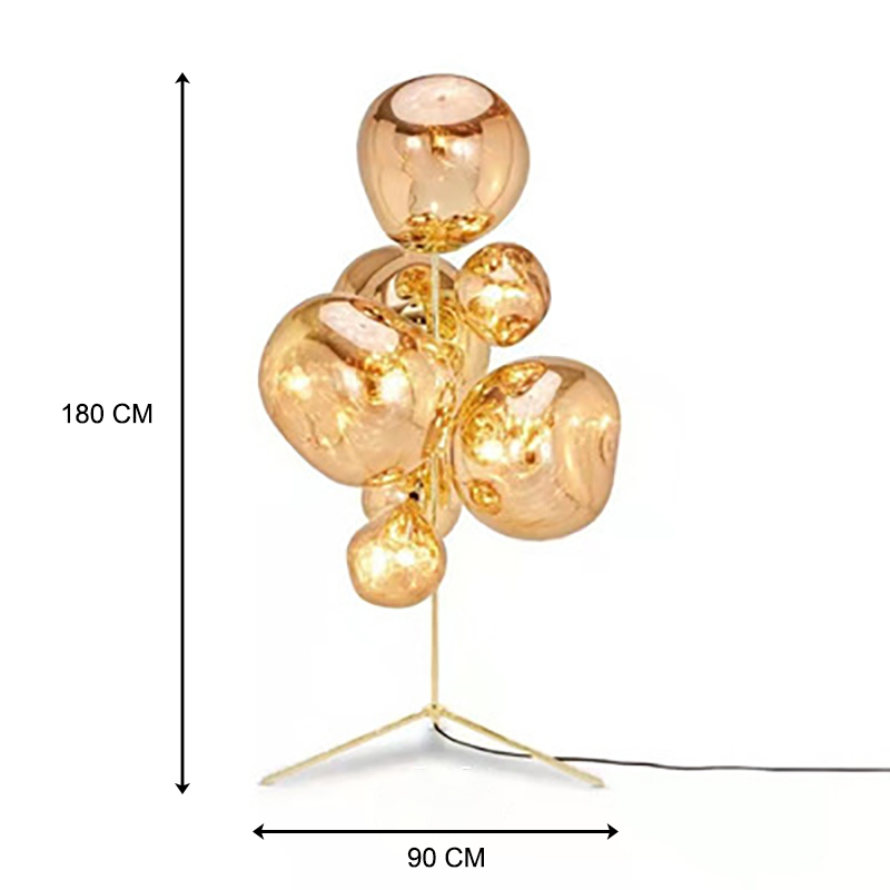 Post Modern Volcanic Lava Personality Acrylic Standard Floor Lighting for Living Room Bedroom Room Decoration Lights Floor Lamp