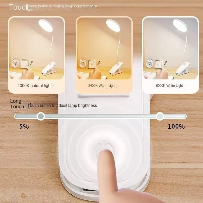 Touch-Controlled Eye Protection Table Lamp for Night Reading and Learning