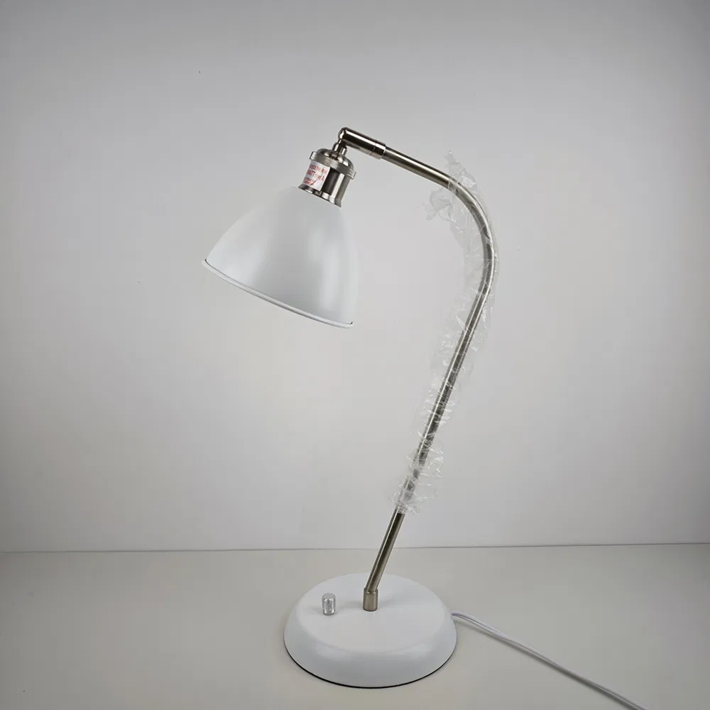 Nordic Task Lamp Bedroom Bedside Reading Table Desk Lamp Swivel Joint Adjustable Direction Rotary Button