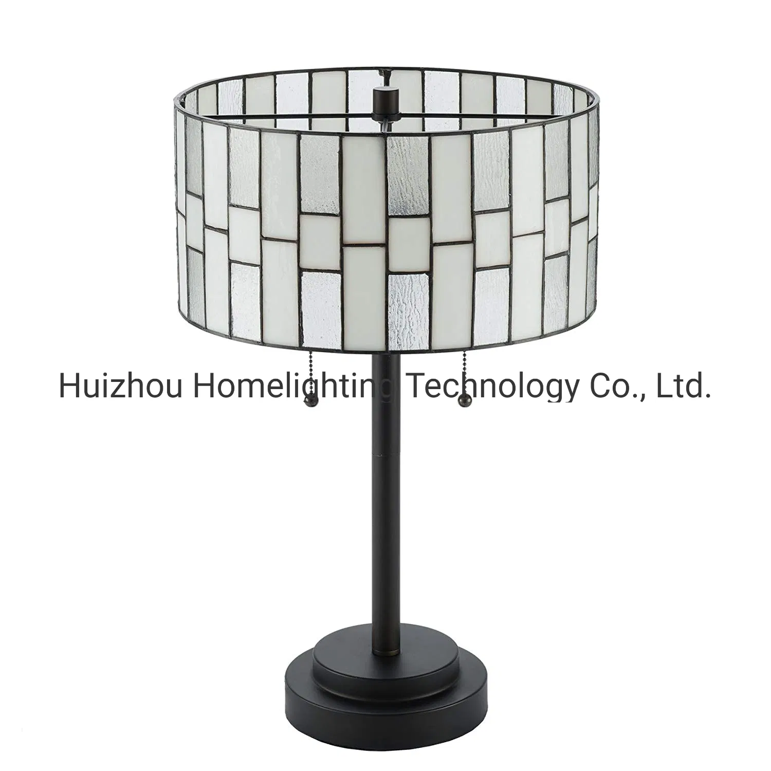 TFT-8017 Tiffany Style Decorative Antique Art Glass Shade Table Lamp