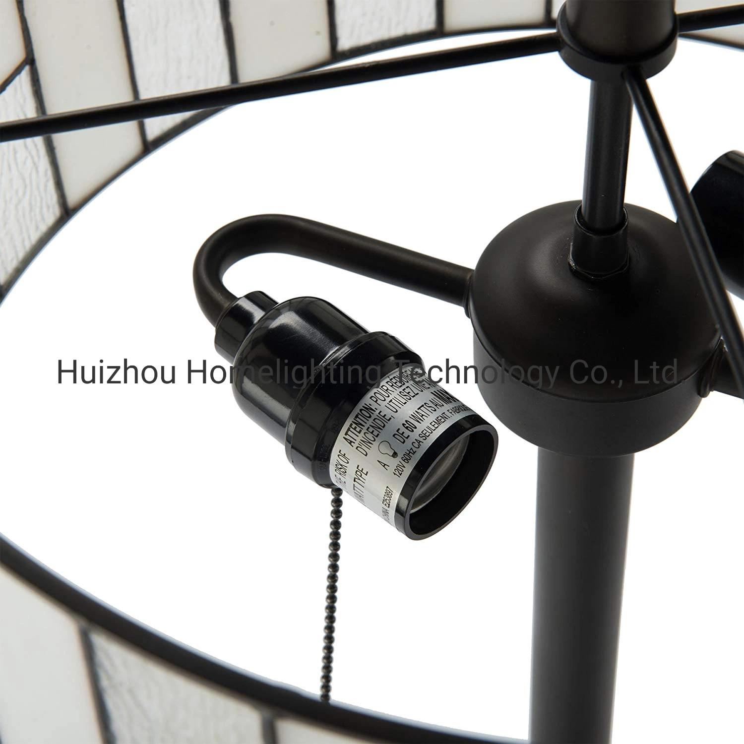 TFT-8017 Tiffany Style Decorative Antique Art Glass Shade Table Lamp