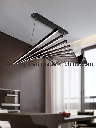 Piano Key Lamp Body Design Fishbone Style LED Iiron Pendant Light