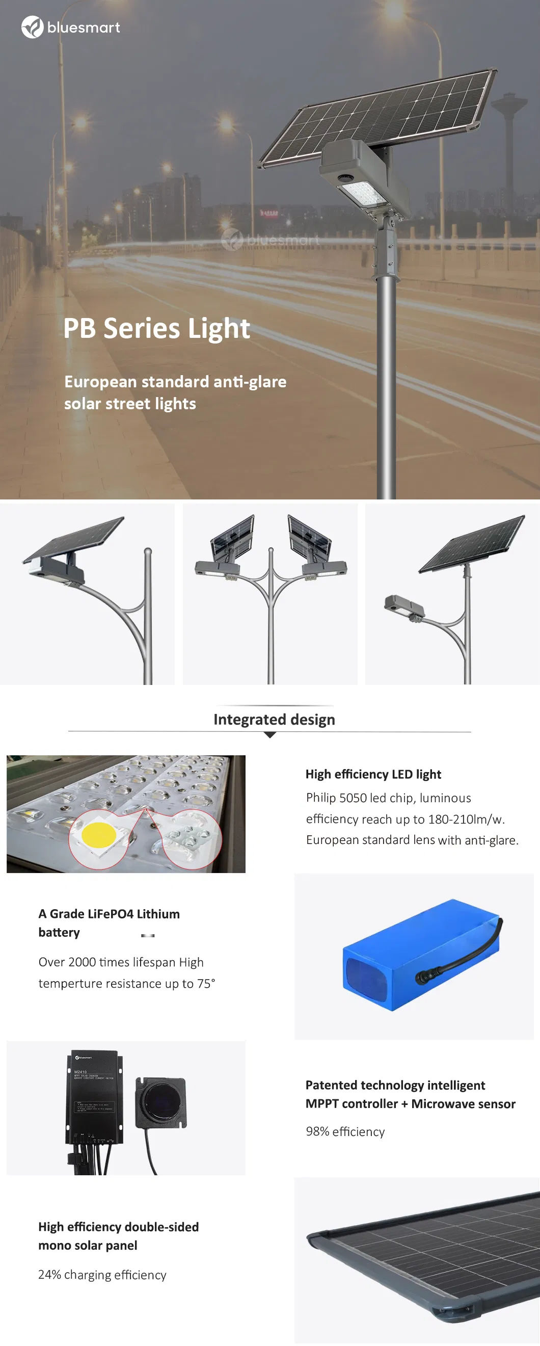 Detalhes Iluminação Solar