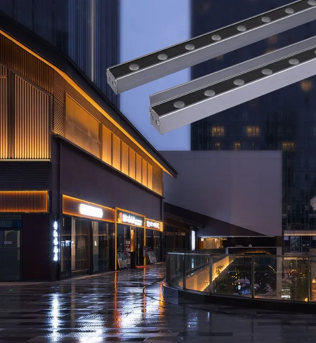 Luz de Lavagem de Parede LED Comercial Premium IP67 para Uso Externo