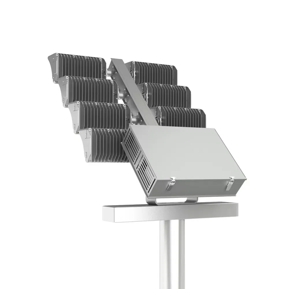 Iluminação LED 840W/1020W/1280W/1500W Design de Iluminação para Quadra de Tênis para Luzes de Campo de Beisebol ou Luzes de Jardim Solar