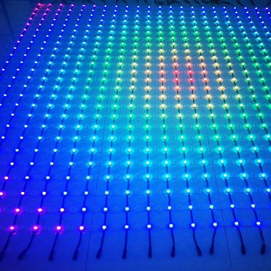 Tela de Malha LED Transparente para Publicidade de Fabricante com Luz para Uso Externo