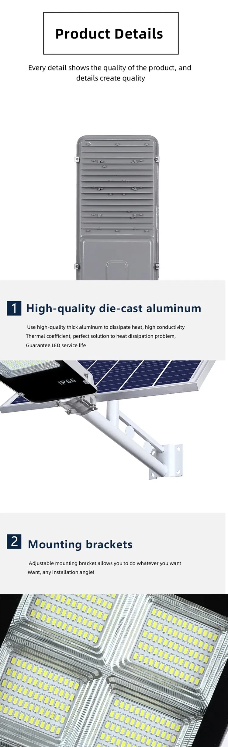 Luz de Rua LED Solar 10
