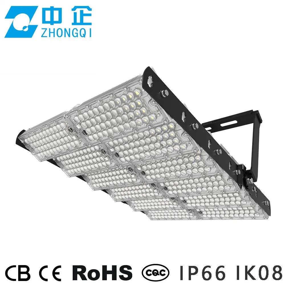 Luz de Inundação LED IP66 Antirreflexo à Prova d'Água Sensor OEM 240W 480W 600W 720W 1000W CE 1200W Projetor Luz de Inundação LED Iluminação de Estádio Luz Externa Lâmpada