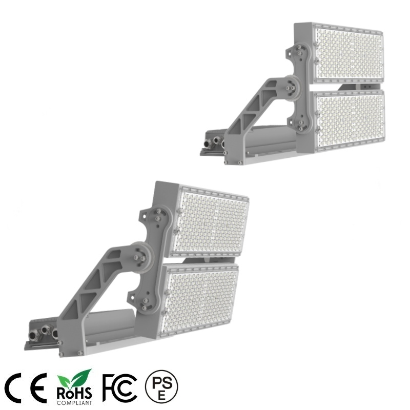 IP66 Ik10 Aprovação do CNAS 800W 1200W Luz LED para Área Externa - Luz de Inundação para Estádio 1000W