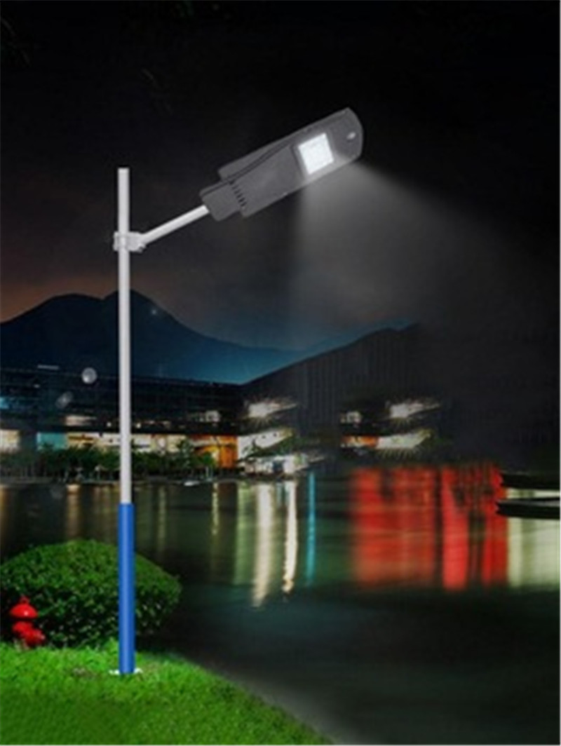 Hepu 40W/50W/60W/80W/100W/120W IP65 Fábrica de Iluminação Solar LED de Rua com Sensor Integrado para Exterior