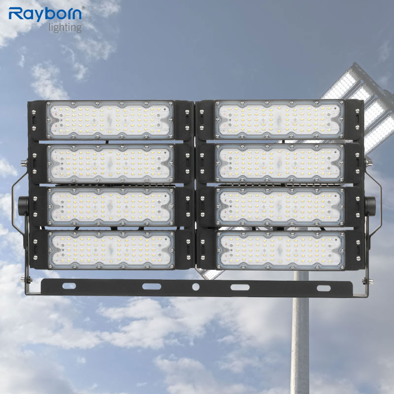 Iluminação Externa 200W/250W/300W/400W 500W 600W Holofote LED de Alta Potência para Outdoor, Outdoor, Quadra de Vôlei, Basquete, Tênis, Arena, Túnel, Estádio, Campo Esportivo