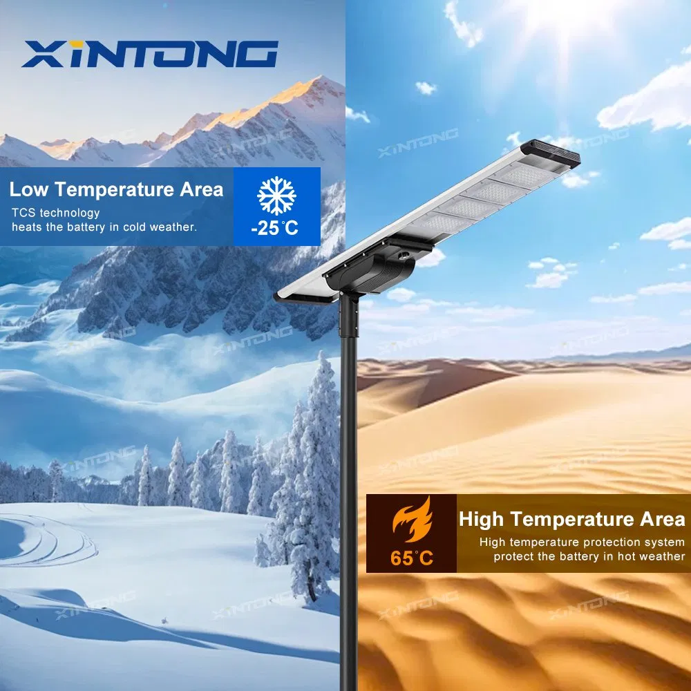 Xintong IP67 Iluminação Esportiva Integrada de Alta Brilho à Prova d'Água 120W Iluminação de Rua Solar LED
