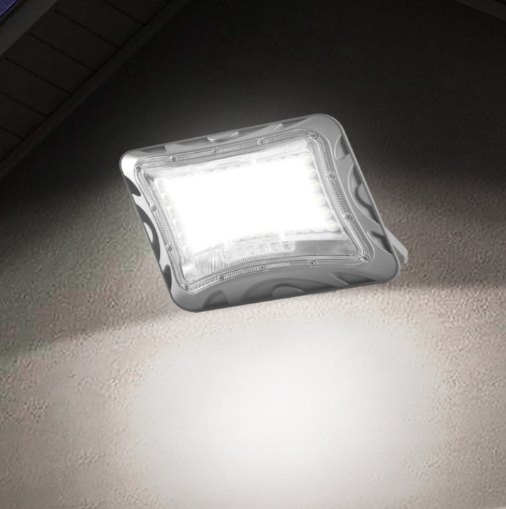 Luz de Inundação LED com Sensor de Movimento Solar de Alto Desempenho para Exteriores