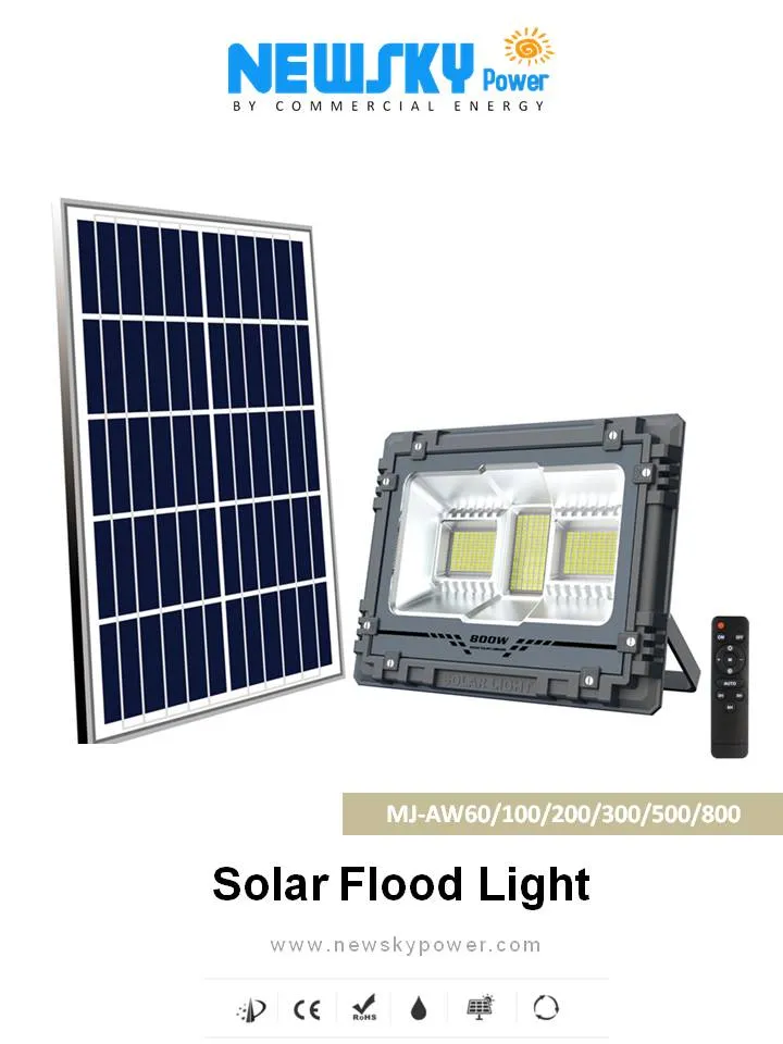 Luz de Inundação LED Solar