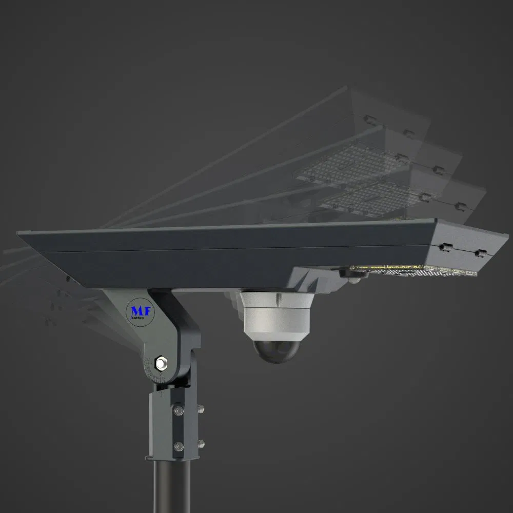 Preço de Fábrica 80W 90W 5 Anos de Garantia Luz de Inundação LED Solar Alimentada por Energia Solar para Estacionamento ao Ar Livre Luz de Rua LED Solar à Prova d'Água