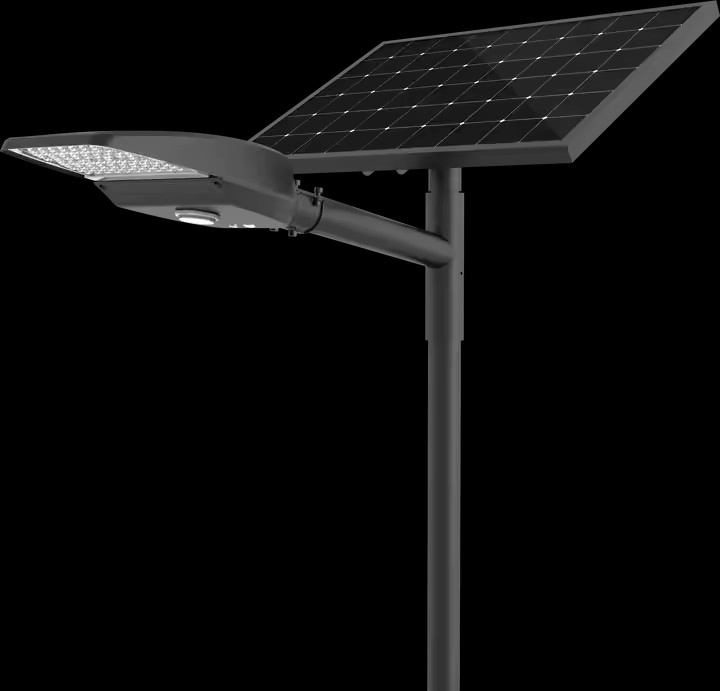 Alta Eficiência À Prova D'Água Novo Design Tipo Dividido Tudo-em-Dois Luz de Rua Solar LED para Economia de Energia