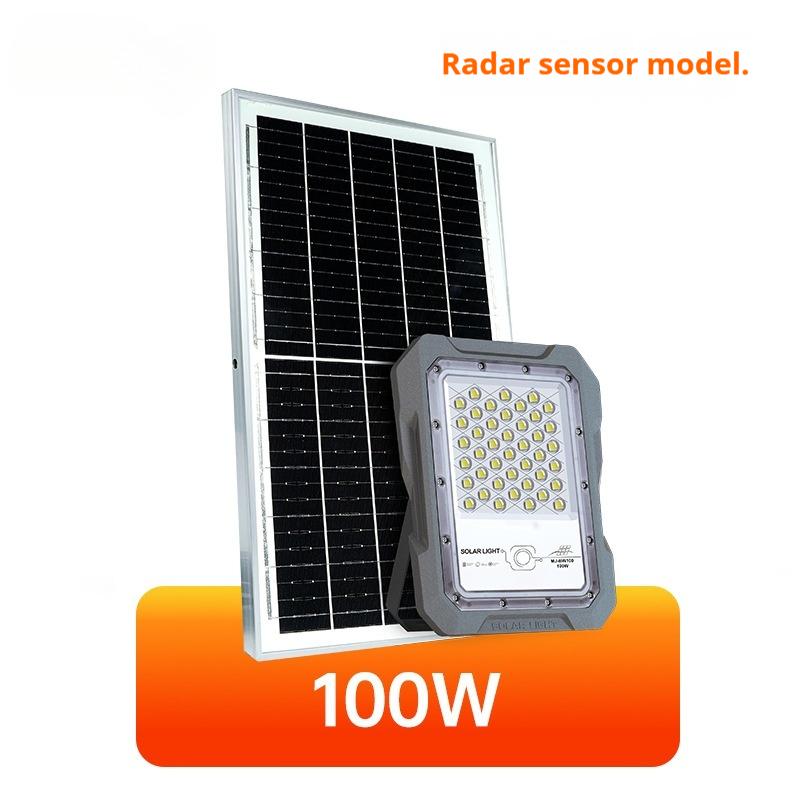 Câmera CCTV WiFi Mj-Bw300 Sensor de Movimento Luz Solar LED de Inundação para Jardim