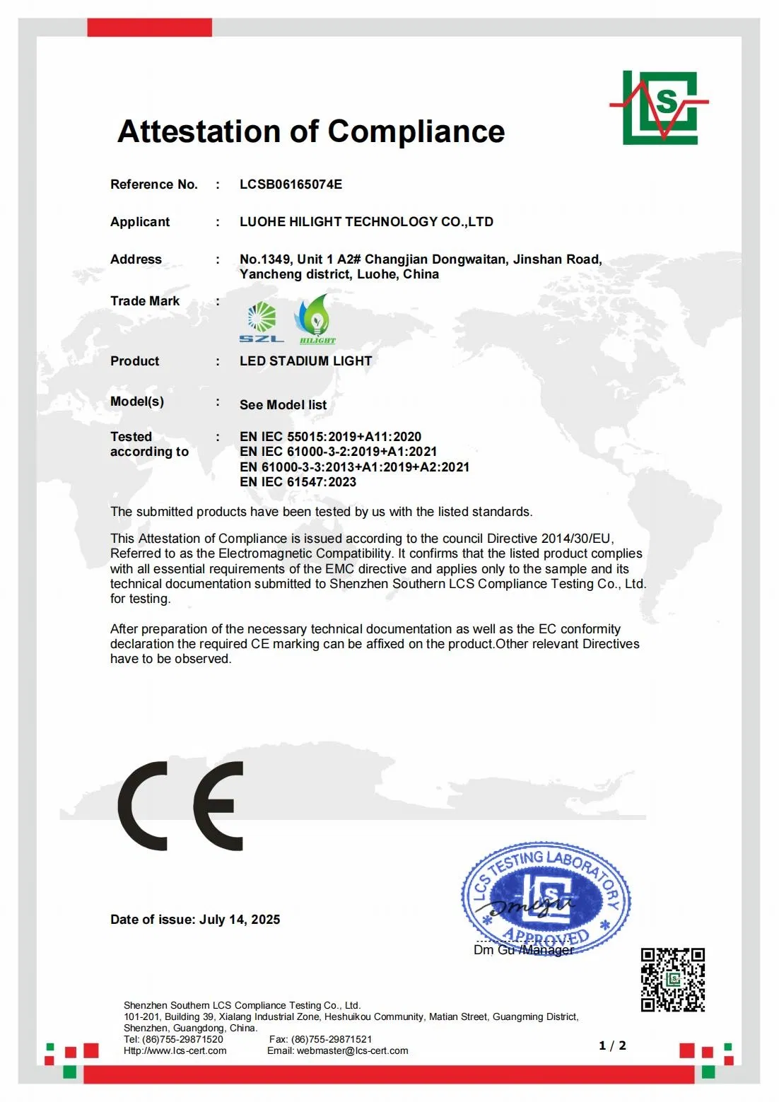 CE Certification