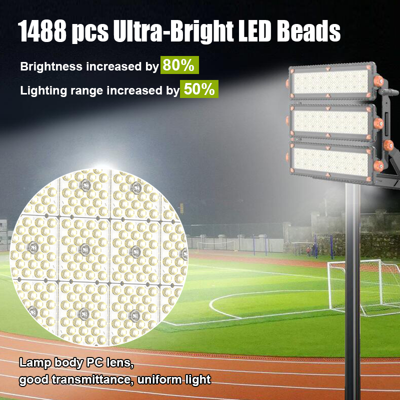 IP65 IP67 Luz de Estádio LED à Prova d'Água para Exterior 1500W