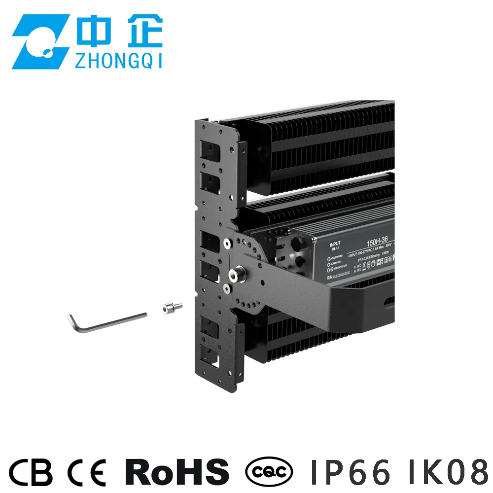 Preço de Fábrica Lâmpada Solar LED OEM Holofote LED com Driver LED Inteligente Sensor de Movimento Aço Inoxidável CE RoHS Luz LED