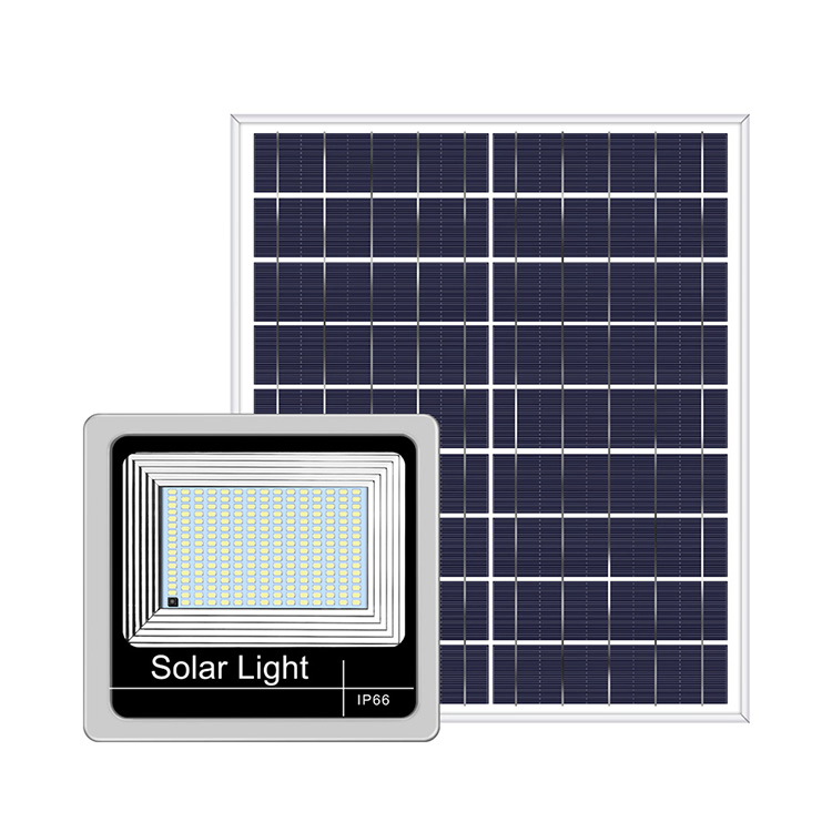 Iluminação de Inundação LED Solar com Sensor de Movimento à Prova d'Água para Exterior com Luz Branca Fria IP65