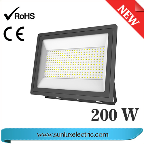 Oferta de Fábrica Alta Luminância 6000K Portátil 10W 50W 100W 200W Luz de Inundação LED SMD de Alumínio para Exterior IP65 À Prova d'Água Holofote LED para Estádio