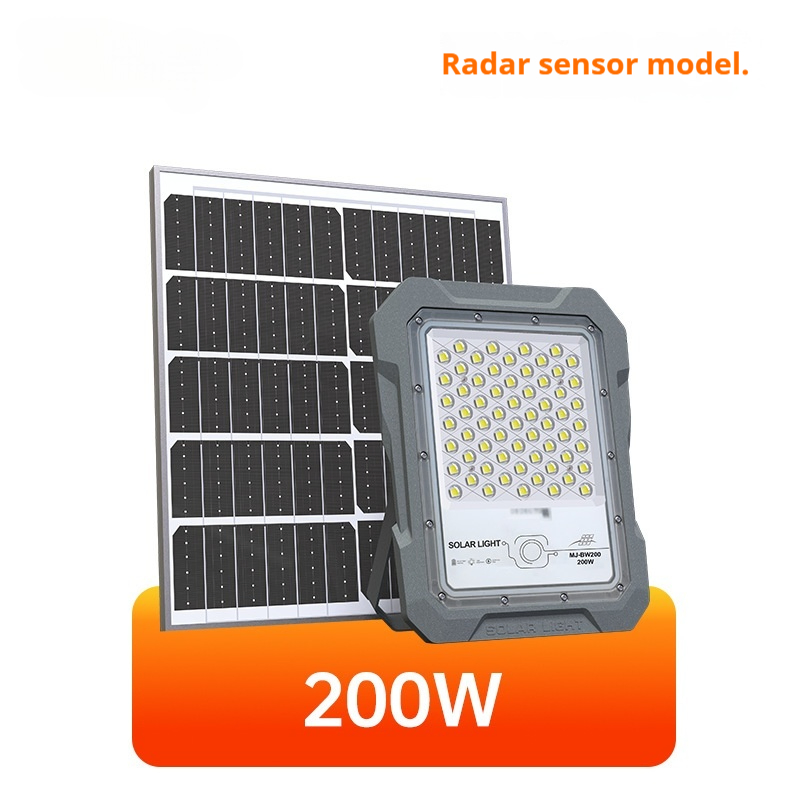Câmera CCTV WiFi Mj-Bw300 Sensor de Movimento Luz Solar LED de Inundação para Jardim