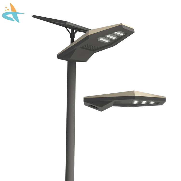Luz de Rua Solar Tipo Dividido Moderna Anticorrosão 150W para Estradas Urbanas