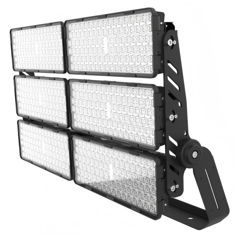 1500W Luzes de LED ajustáveis em perfil de alumínio para iluminação externa, luzes de túnel LED